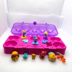 Hatchimal Collectibles Pink Egg Carton 6 Figures Musical Instruments w/ 6 pcs